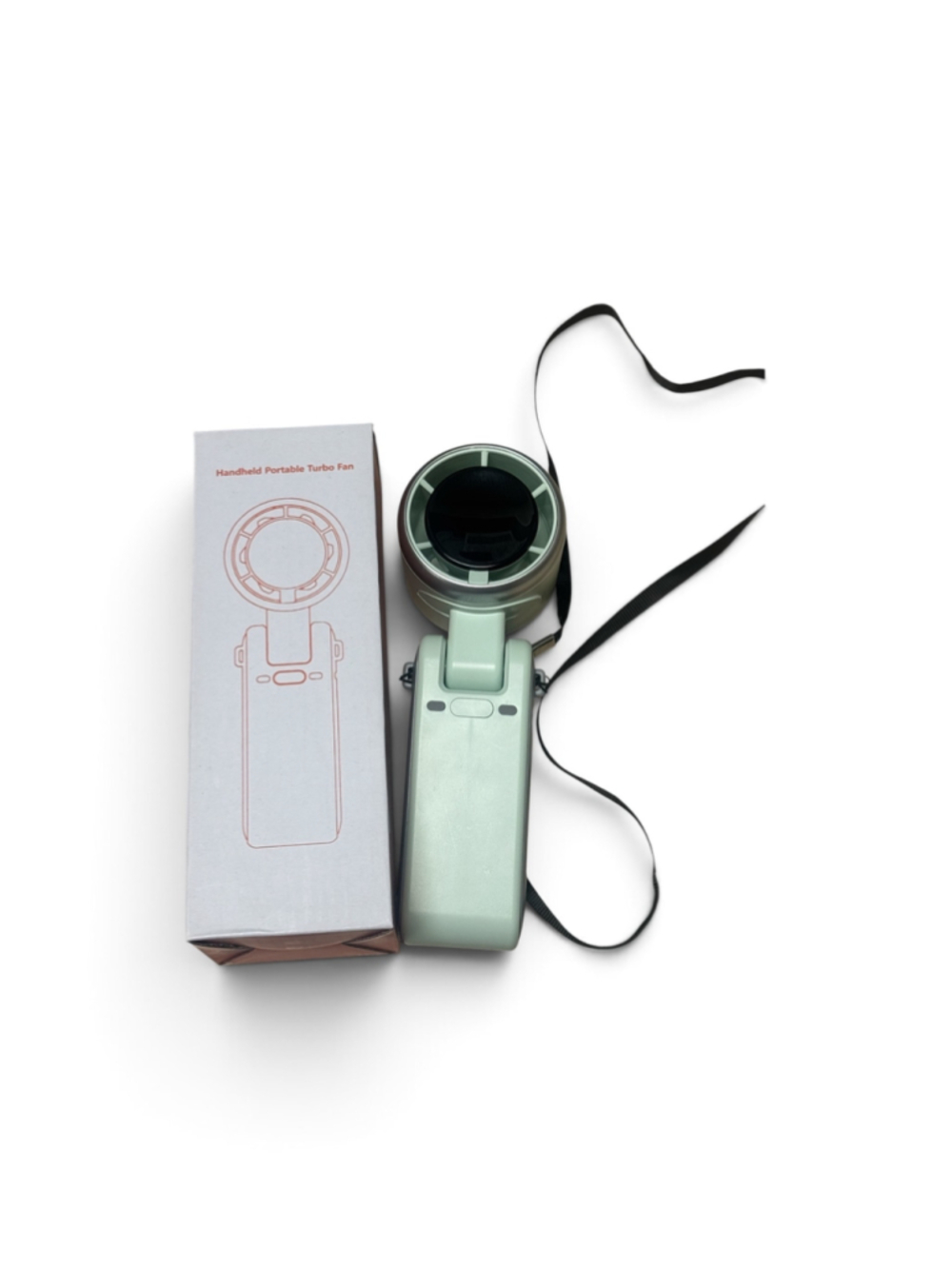 Handheld Portable Turbo Fan One Size Green